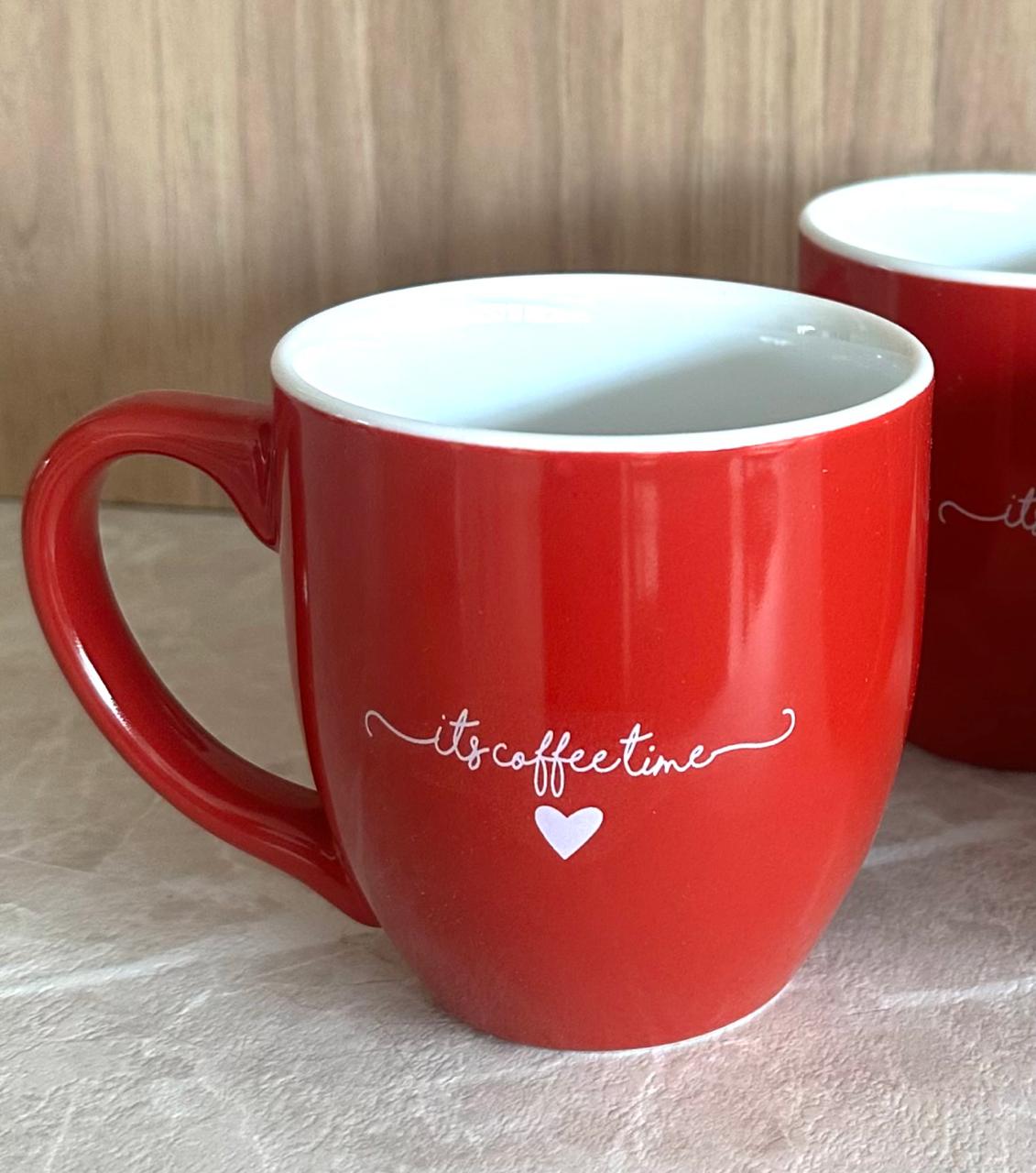 Caneca Eu amo você/Você me faz tão bem.